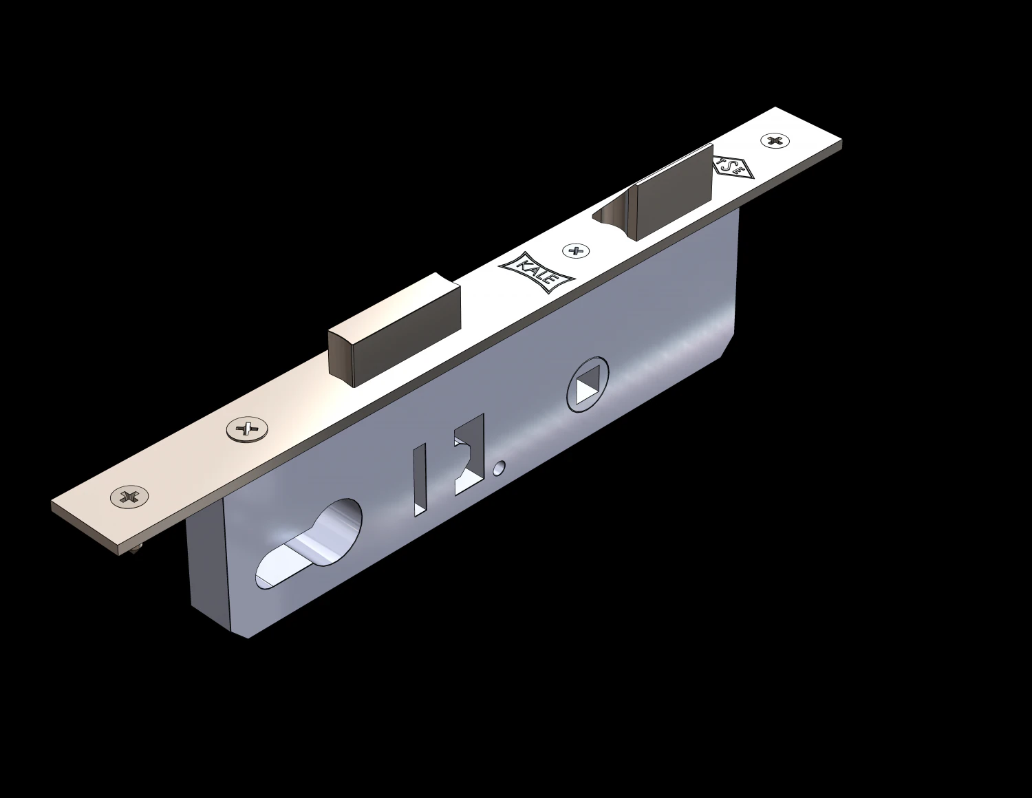 Door locks Kale 15535 3D Model .c4d .max .obj .3ds .fbx .stl .blend 