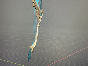 Genshin impact Skyward Harp Modelo 3D
