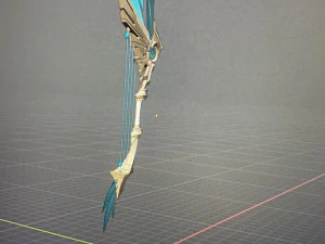 Genshin impact Skyward Harp 3D Model