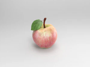 Red Apple 3D Model