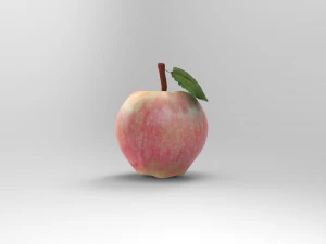 Red Apple 3D Model