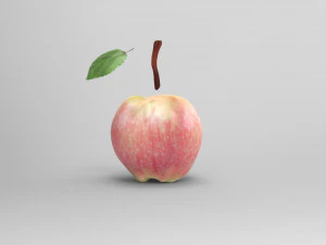 Red Apple 3D Model