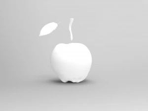 Red Apple 3D Model
