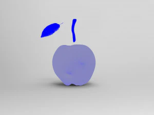 Red Apple 3D Model