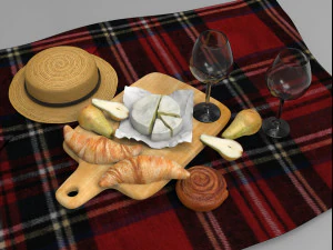 Pakket picknick 3D Model
