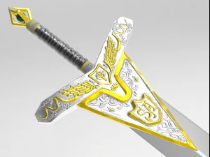 Striking Arthur the big sword 3D Model