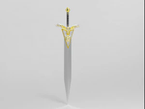 Striking Arthur the big sword 3D Model