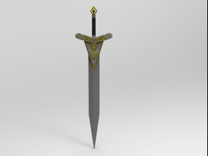 Striking Arthur the big sword Model 3D