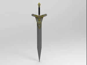 Striking Arthur the big sword 3D Model