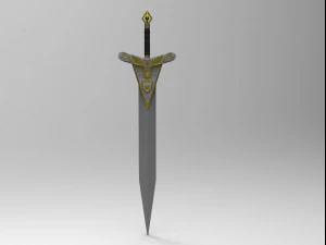 Striking Arthur the big sword 3D Model
