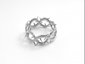 Ring Crown Of Thorns 3D Model