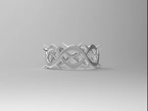 Ring Crown Of Thorns 3D Model