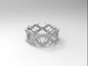 Ring Crown Of Thorns 3D Model