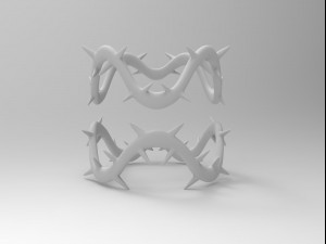Ring Crown Of Thorns 3D 모델