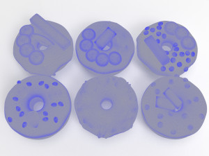 Box of donuts 3D Model