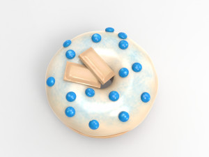 Box of donuts 3D Model