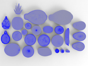 Fruit Set Modèle 3D
