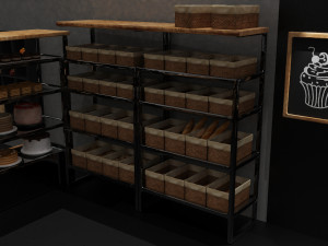 Bakery - Coffee house Model 3D