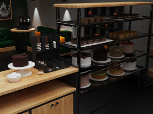 Bakery - Coffee house Model 3D