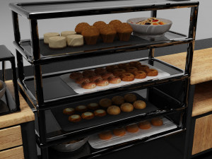 Bakery - Coffee house Model 3D