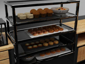 Padaria - Caf&eacute; Modelo 3D