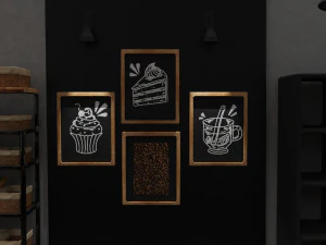 Padaria - Caf&eacute; Modelo 3D