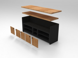 Bakery - Coffee house Model 3D