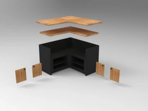 Padaria - Caf&eacute; Modelo 3D