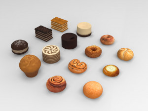 Bakery - Coffee house Model 3D