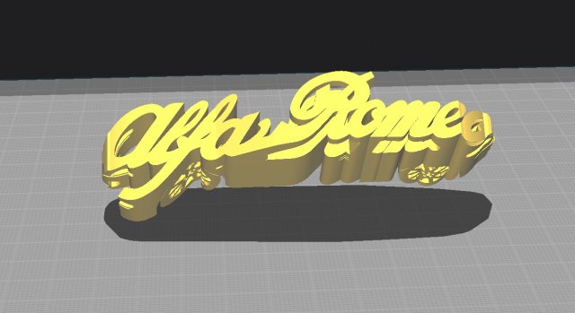 Alfa Romeo 147 - Keychain 3D 打印模型 .c4d .max .obj .3ds .fbx .stl .blend 