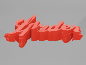 Alfa Romeo Spider 2002 - Chaveiro Modelo de Impressão 3D