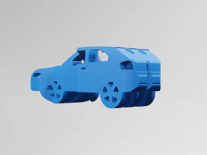 Audi A3 8P - Keychain 3D Print Model