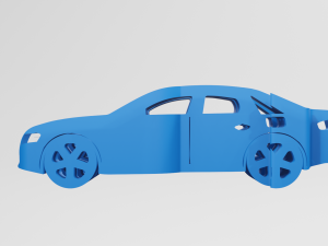 Audi S4 2011 - Keychain 3D-printmodel