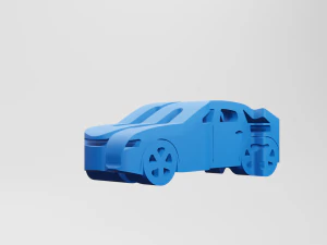 Audi S4 2011 - Keychain 3D Print Model
