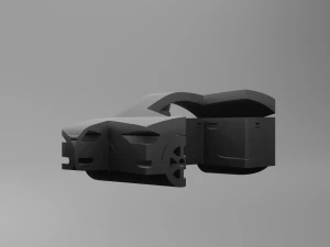 Audi TT MK1 - Chaveiro Modelo de Impressão 3D
