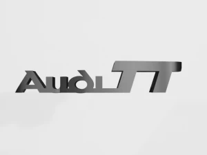 Audi TT MK2 - Chaveiro Modelo de Impressão 3D