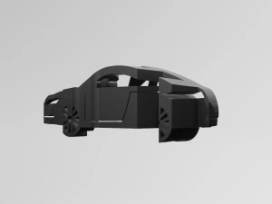 Audi TT MK2 - Chaveiro Modelo de Impressão 3D