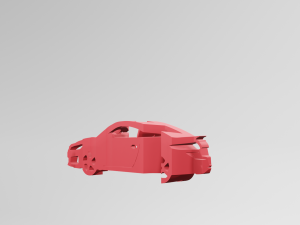 Audi TT MK3 - Keychain 3D 打印模型