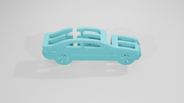BWM E36 - Keychain 3D Print Model .c4d .max .obj .3ds .fbx .stl .blend 