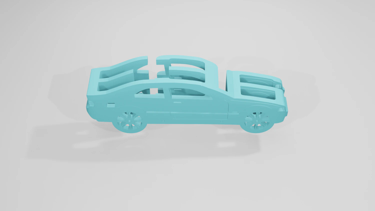 BWM E36 - Keychain 3D Print Model .c4d .max .obj .3ds .fbx .stl .blend