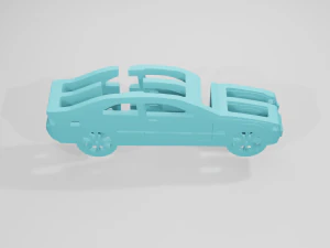 BMW E36 - Portachiavi Modello di stampa 3D