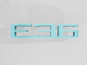 BWM E36 - Keychain 3D Print Model
