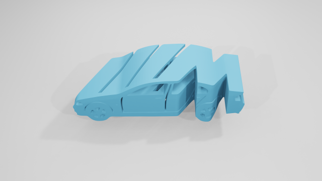 BWM E46 - Keychain 3D Print Model .c4d .max .obj .3ds .fbx .stl .blend 