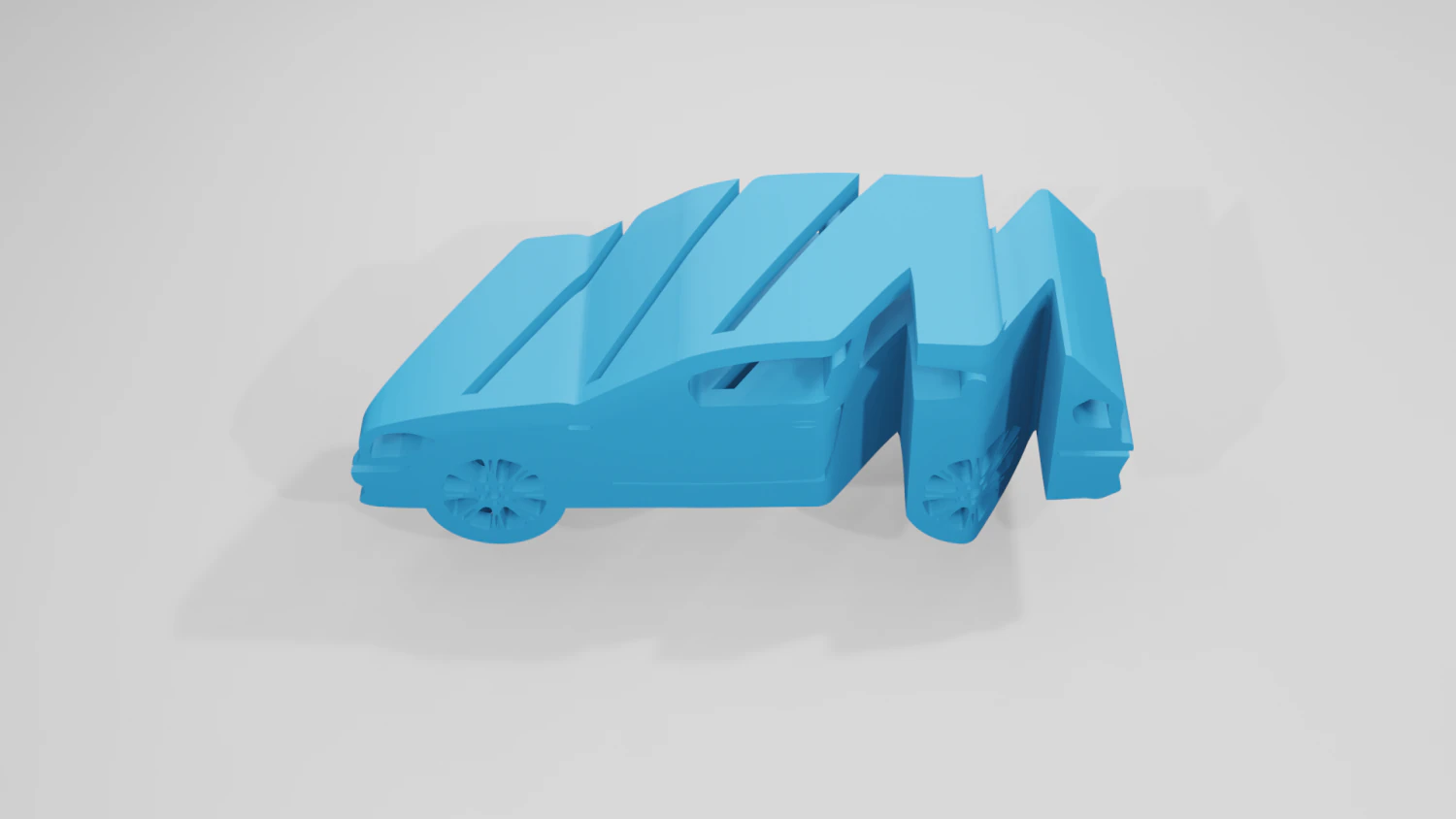 BWM E81 - Keychain 3D Print Model .c4d .max .obj .3ds .fbx .stl .blend 