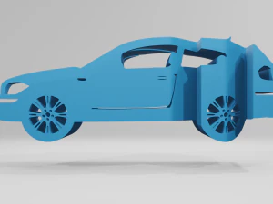 BWM E81 - Keychain 3D Print Model