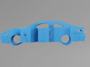 BWM F82 M4 - Keychain 3D Print Model
