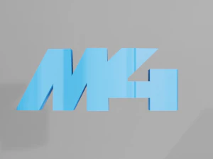 BWM F82 M4 - Keychain 3D Print Model
