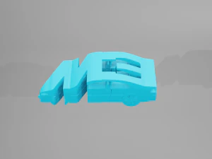 BMW M3 - Chaveiro Modelo de Impressão 3D