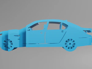 BWM M5 - Keychain 3D Print Model
