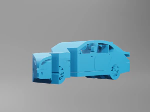 BWM M5 - Keychain 3D Print Model